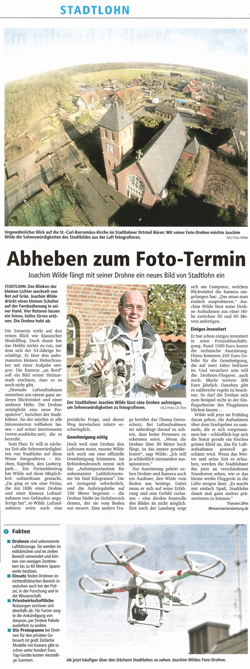 Letzter Bericht in den Ruhrnachrichten
