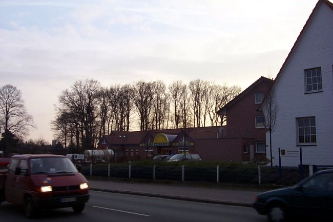 Der Rewer Markt an der Mhlenstrae