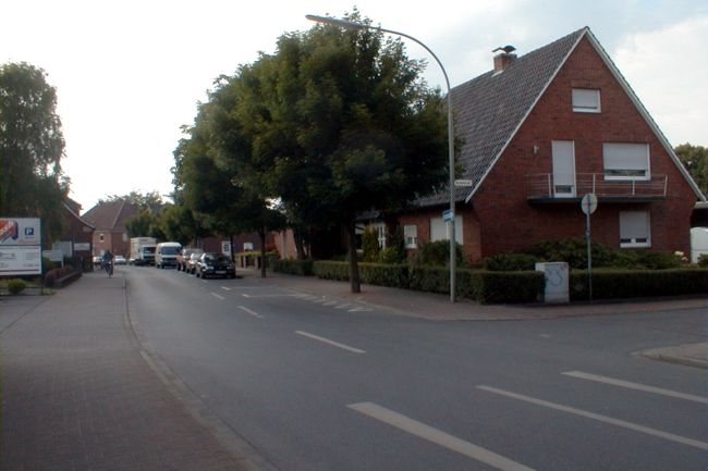 Blick entlang der Vredener Strae