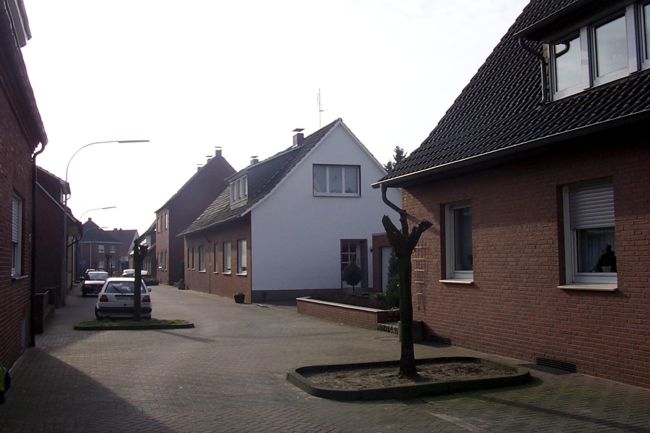 Blick entlang der Blumenstrae