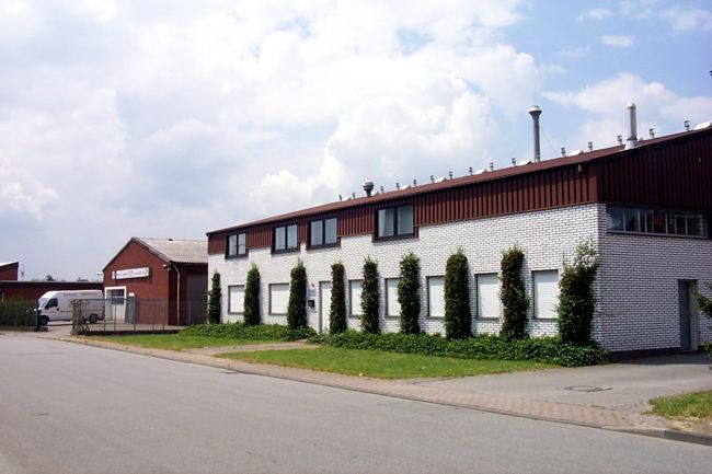 Eine Firmenhalle