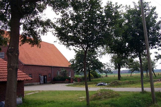 Eine Scheune eines Bauernhofs